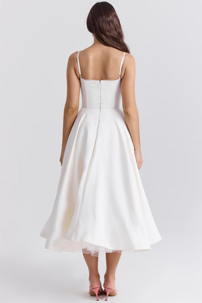 Cordelia | Delicate Tulle Accent Dress