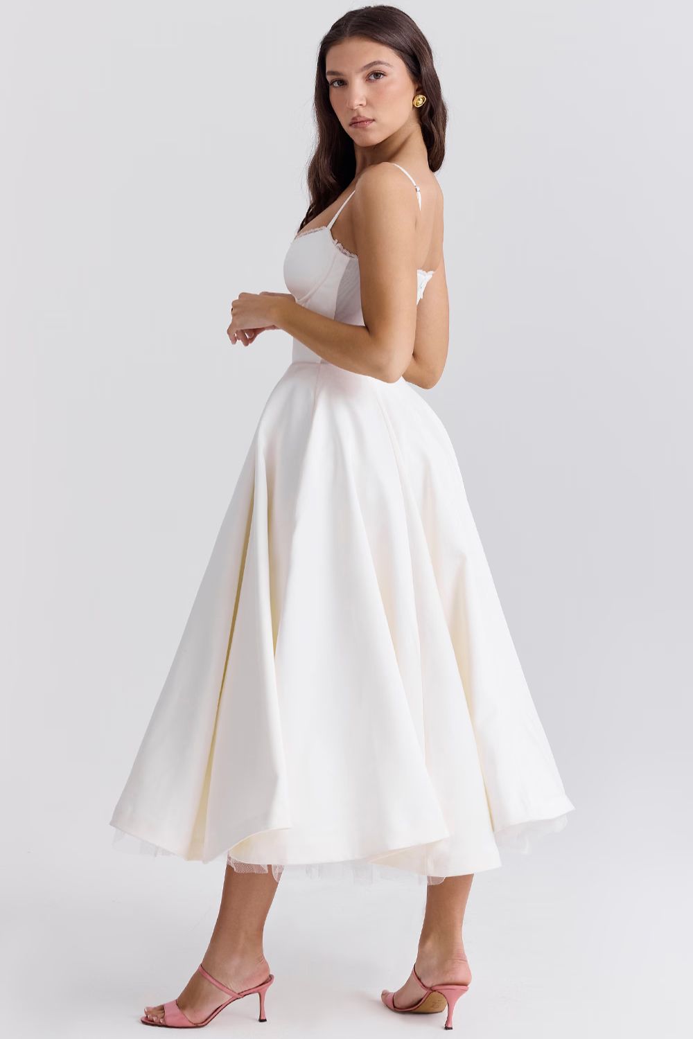 Cordelia | Delicate Tulle Accent Dress