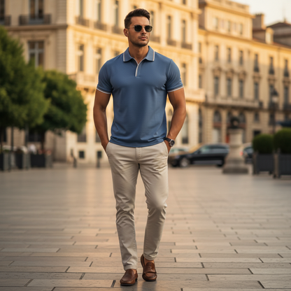 Alessio Silk Polo Shirt