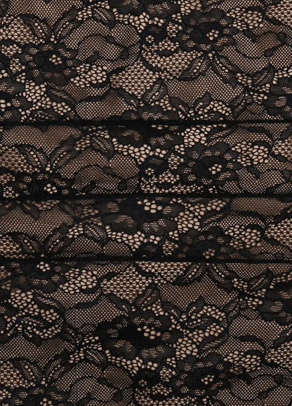 Selene Noir Lace Maxi Dress