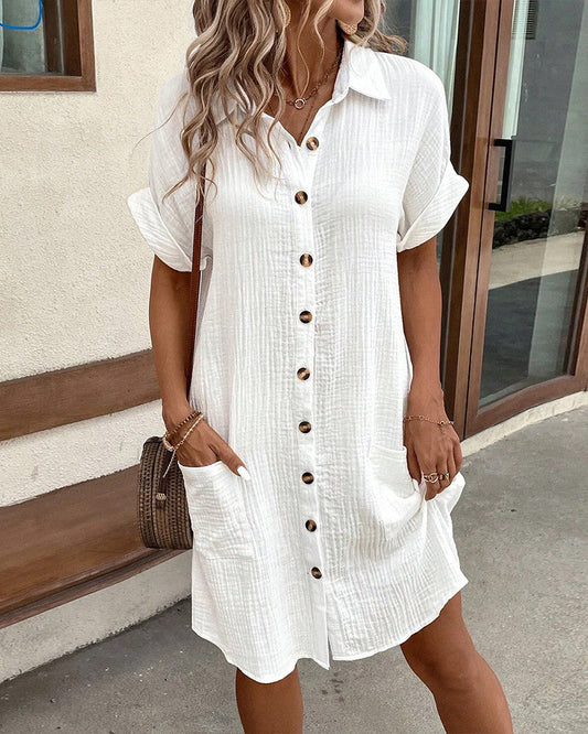 Celestia Elegant Linen Dress