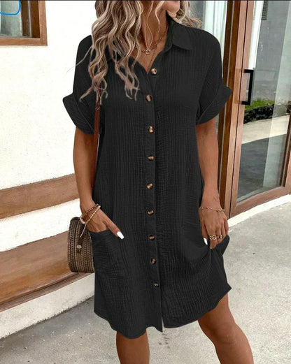 Celestia Elegant Linen Dress