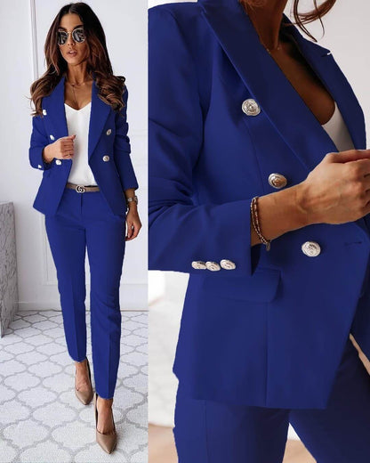 Lois | Women’s Double-Breasted Blazer Set