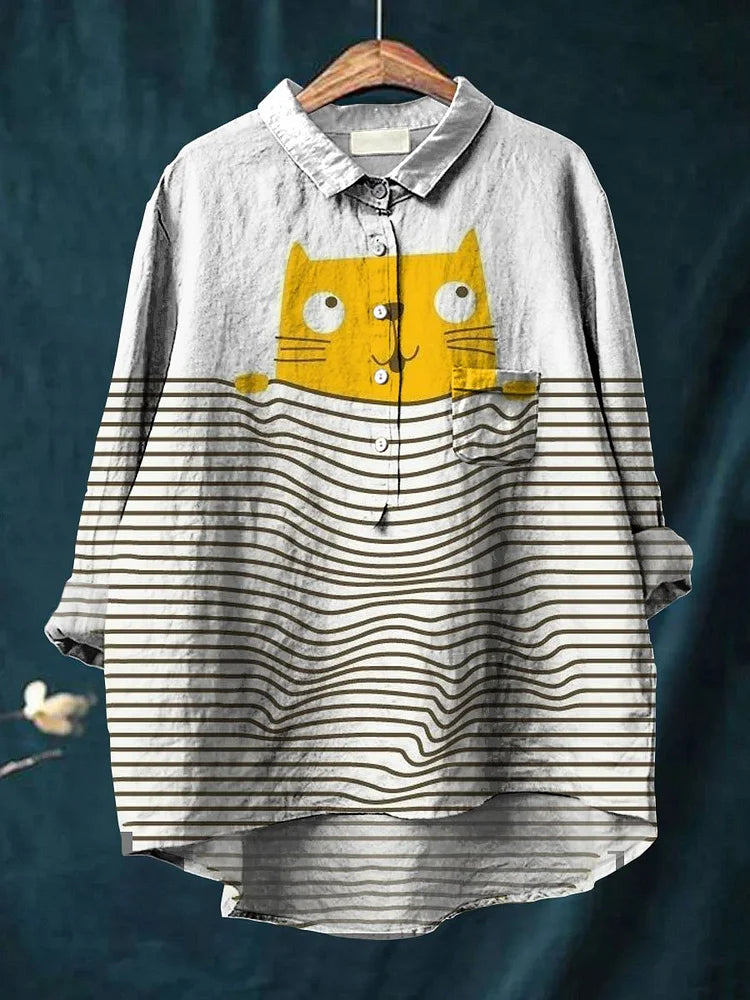 AMARI™ - Cat Art Shirt
