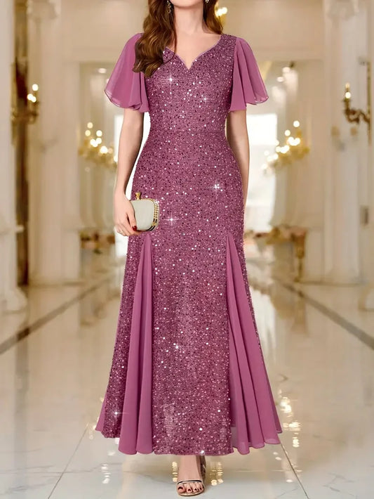 Amal - Elegant Stylish Satin Dress