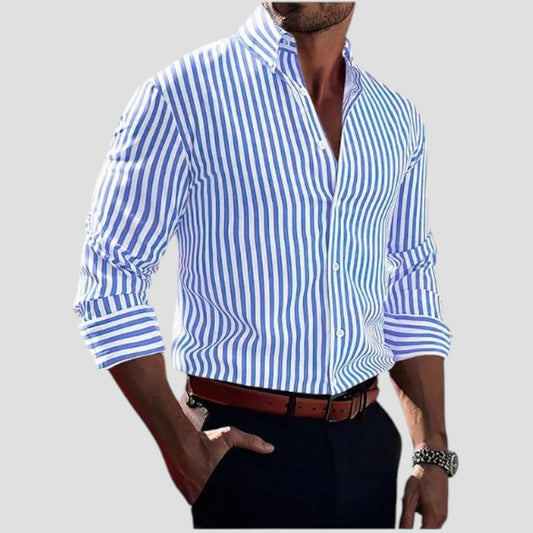GEORGE STRIPED BUTTON SHIRT