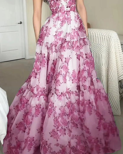 Amanda Enchanted Sleeveless Waist Dress