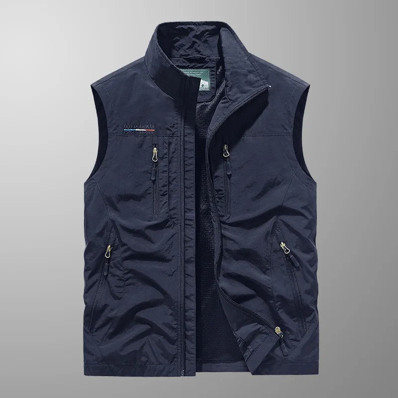 Vincent Multi-Pocket Classic Cargo Gilet