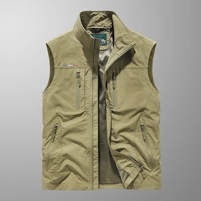 Vincent Multi-Pocket Classic Cargo Gilet