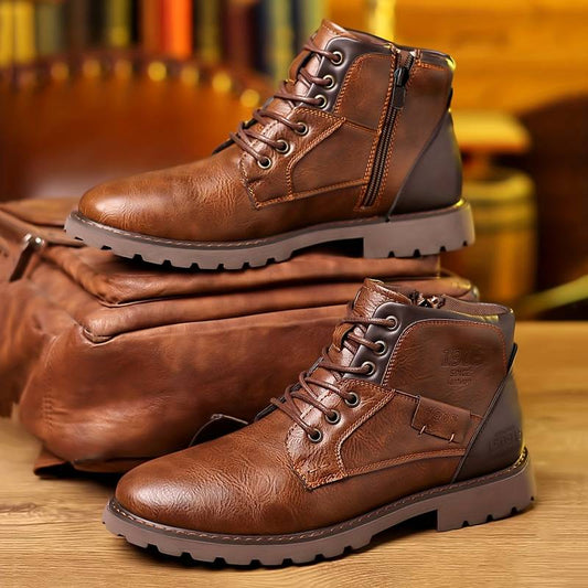 RoyalStride Men's Pure Leather Boots