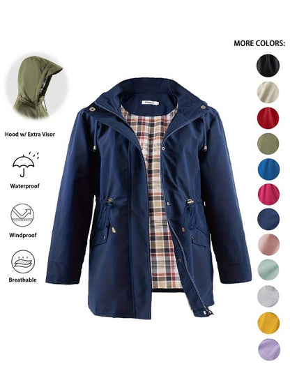 DENA™ - Lightweight Hooded Trench Coat for Casual Outings