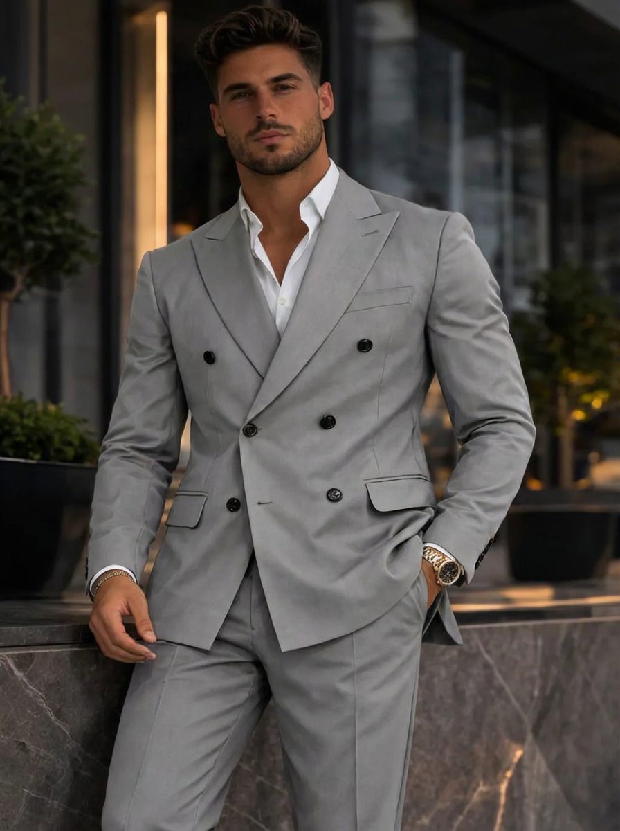 Sebastien Double-Breasted Tailored Suit