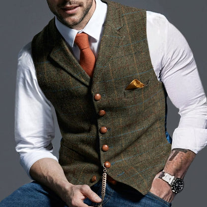 Rowan Heritage Check Waistcoat