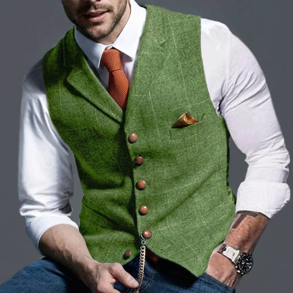 Rowan Heritage Check Waistcoat