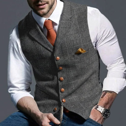 Rowan Heritage Check Waistcoat
