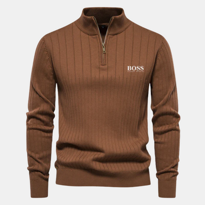 BOSS ZIP SWEATER