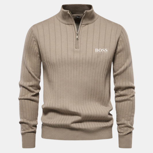 BOSS ZIP SWEATER