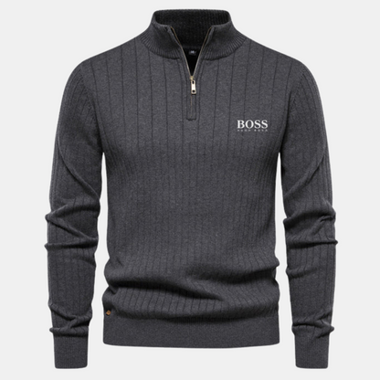 BOSS ZIP SWEATER