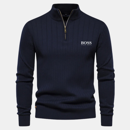 BOSS ZIP SWEATER
