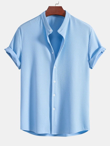 MONACO MUSCLE FIT RIBBED SHIRT