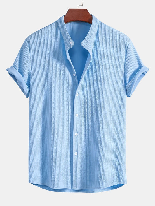 MONACO MUSCLE FIT RIBBED SHIRT