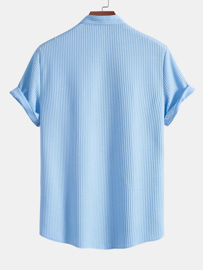MONACO MUSCLE FIT RIBBED SHIRT