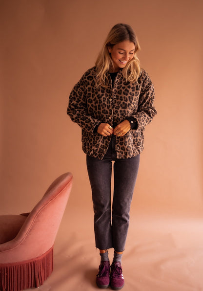 Rita™ | Trendy Leopard Print Jacket