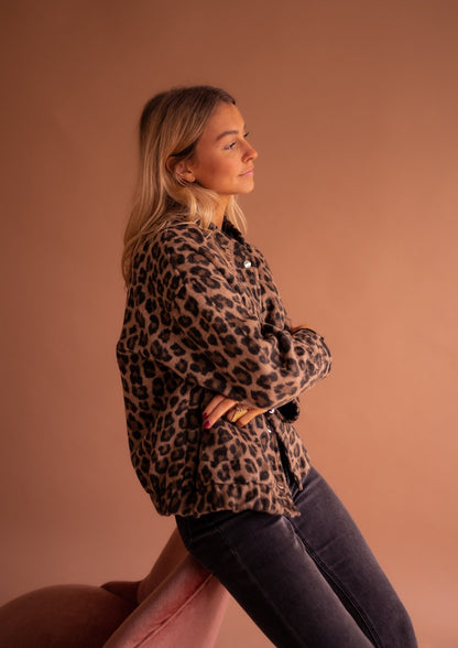 Rita™ | Trendy Leopard Print Jacket