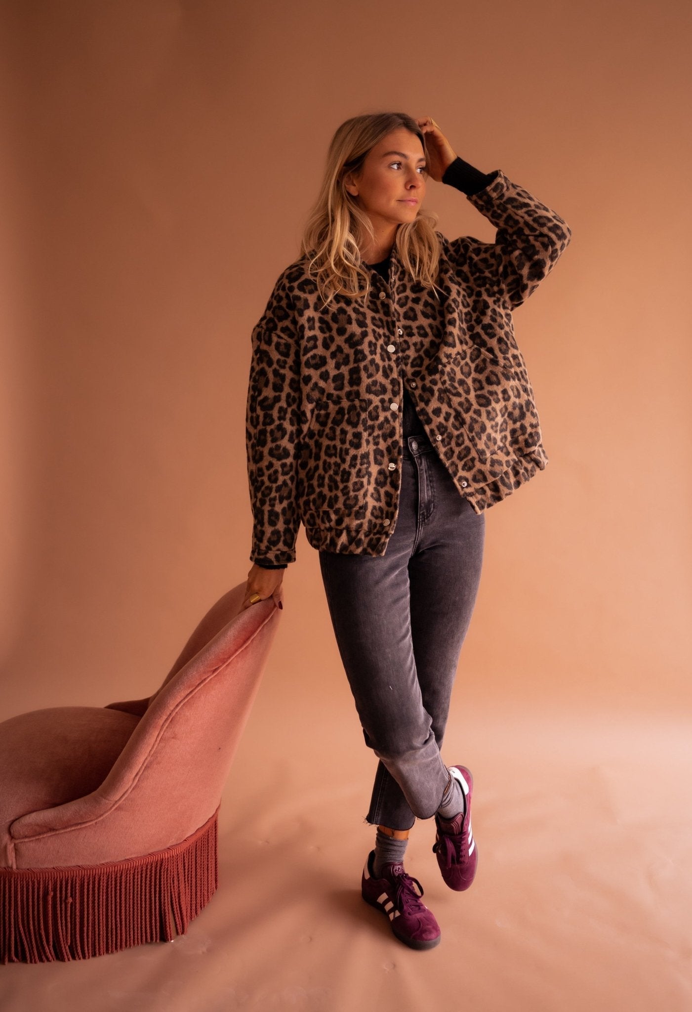 Rita™ | Trendy Leopard Print Jacket
