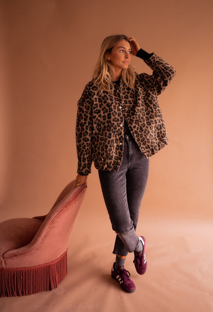 Rita™ | Trendy Leopard Print Jacket
