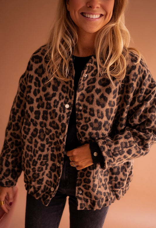 Rita™ | Trendy Leopard Print Jacket