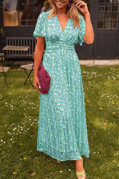 Sandra™ | Elegant Maxi Dress with V Neckline