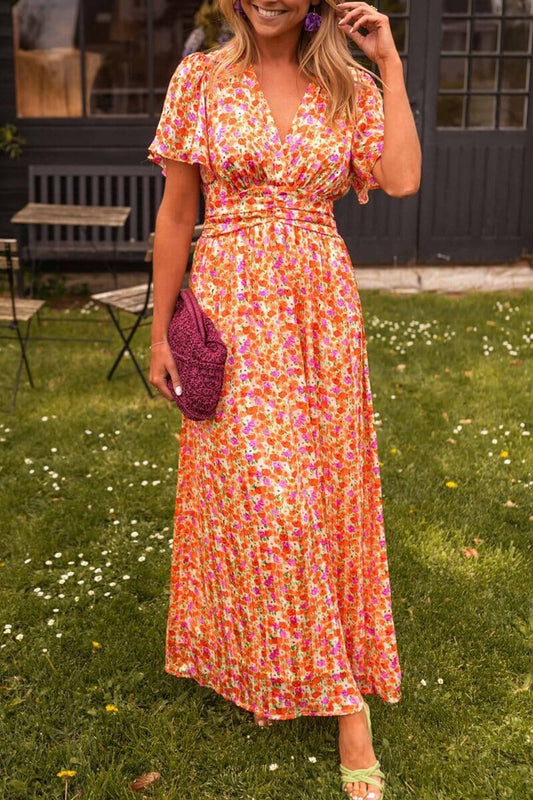 Sandra™ | Elegant Maxi Dress with V Neckline