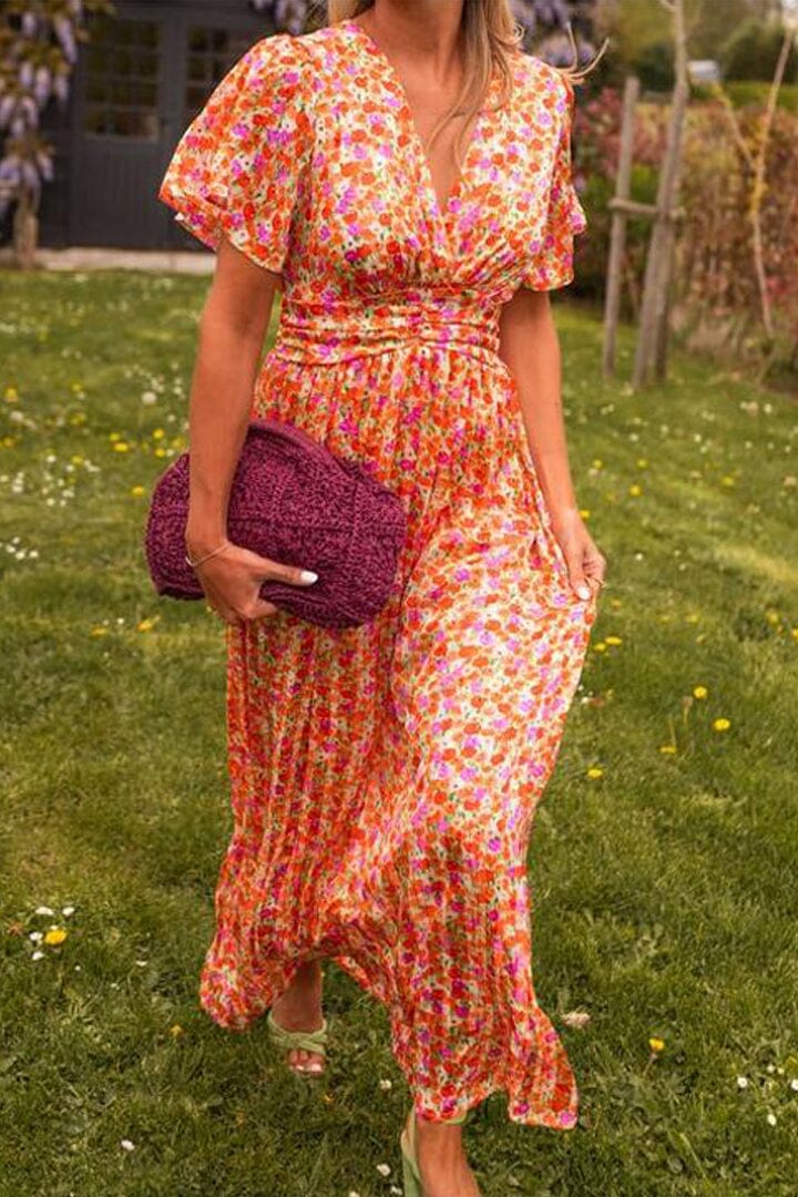 Sandra™ | Elegant Maxi Dress with V Neckline