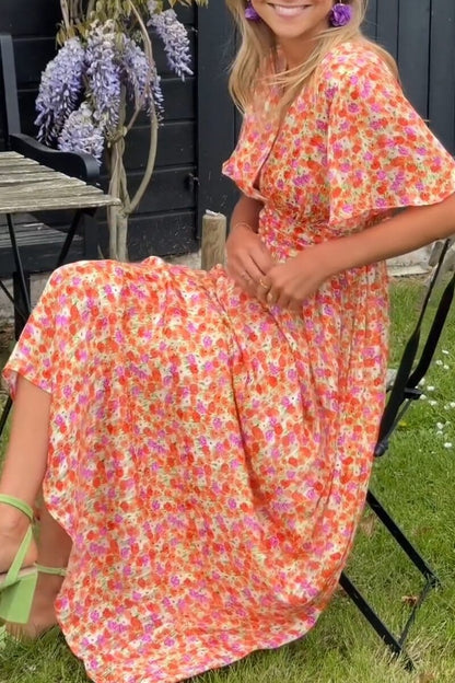Sandra™ | Elegant Maxi Dress with V Neckline