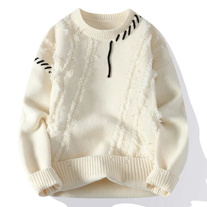 Turtleneck Patchwork Sweater